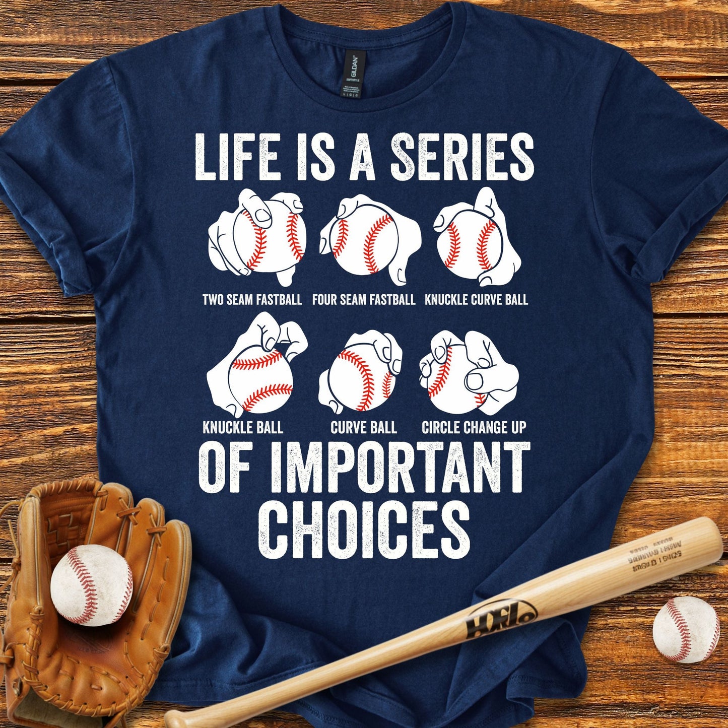 Baseball Pitches Life T-shirt - HomeRun PrintsT-Shirt