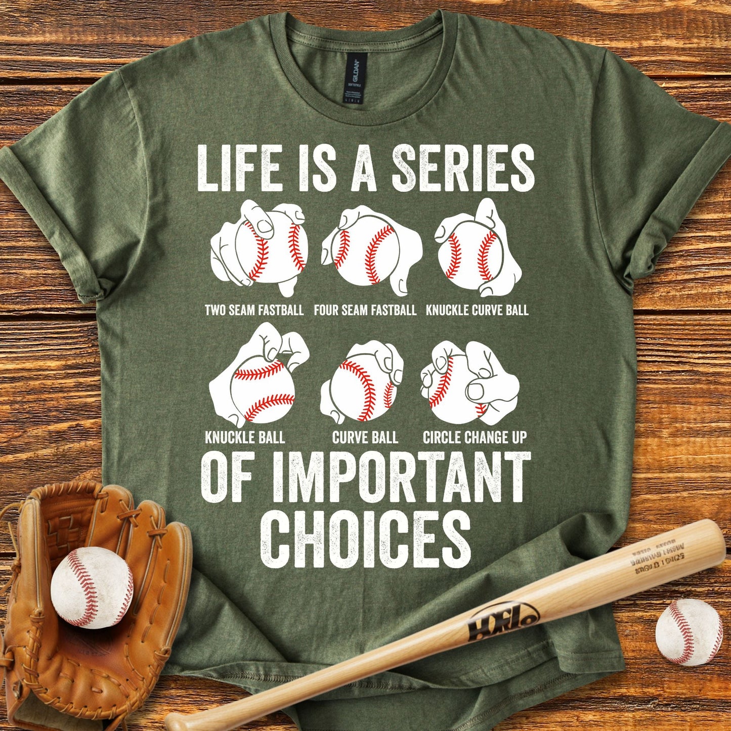 Baseball Pitches Life T-shirt - HomeRun PrintsT-Shirt