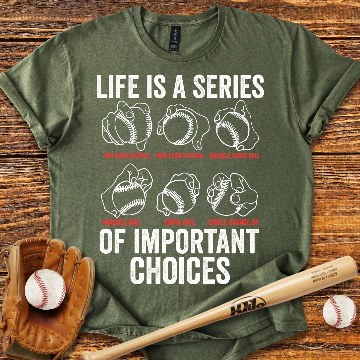 Baseball Pitches Life T-shirt - HomeRun PrintsT-Shirt