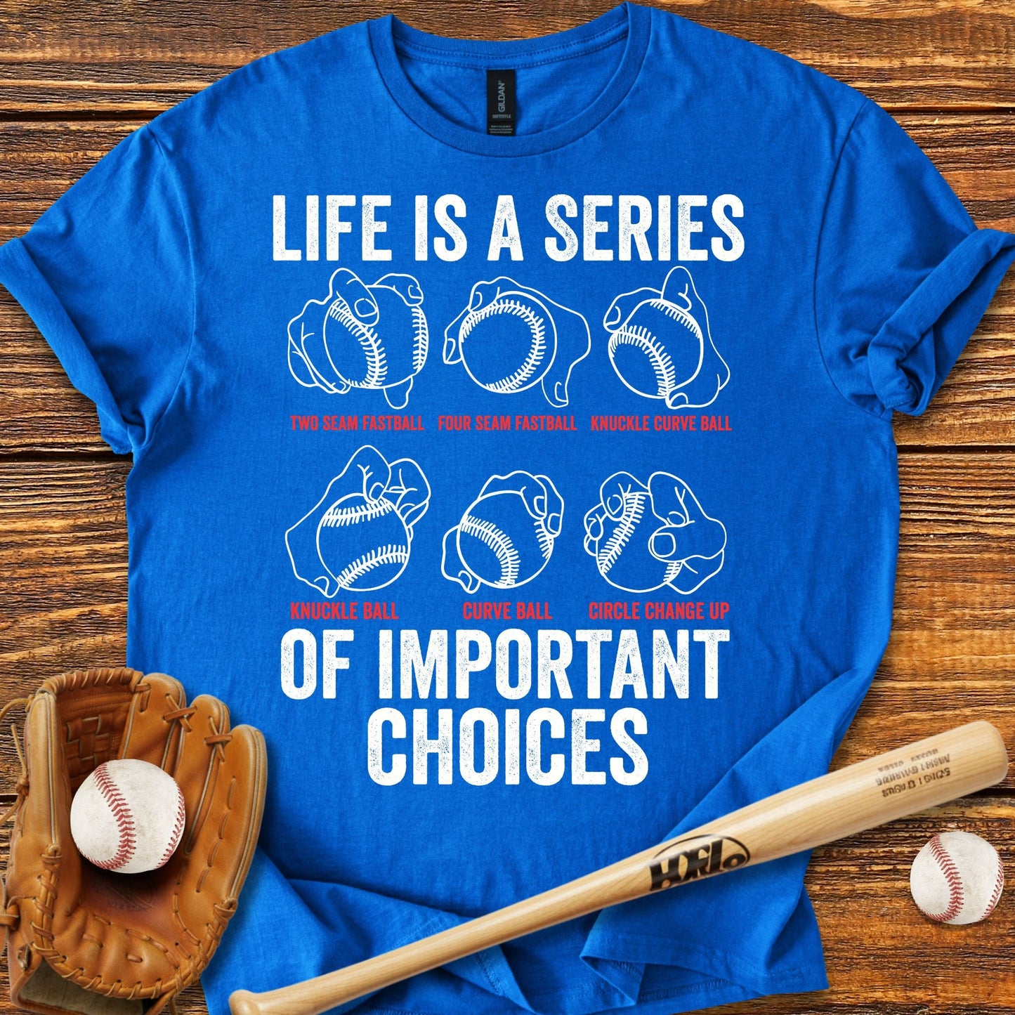 Baseball Pitches Life T-shirt - HomeRun PrintsT-Shirt
