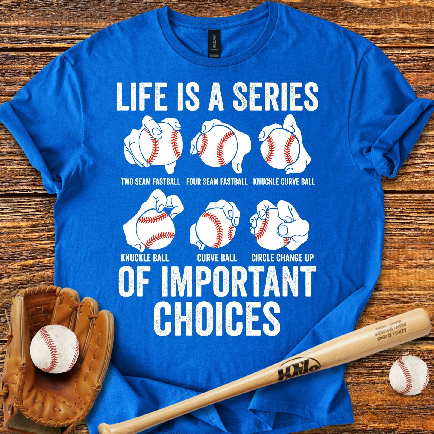 Baseball Pitches Life T-shirt - HomeRun PrintsT-Shirt