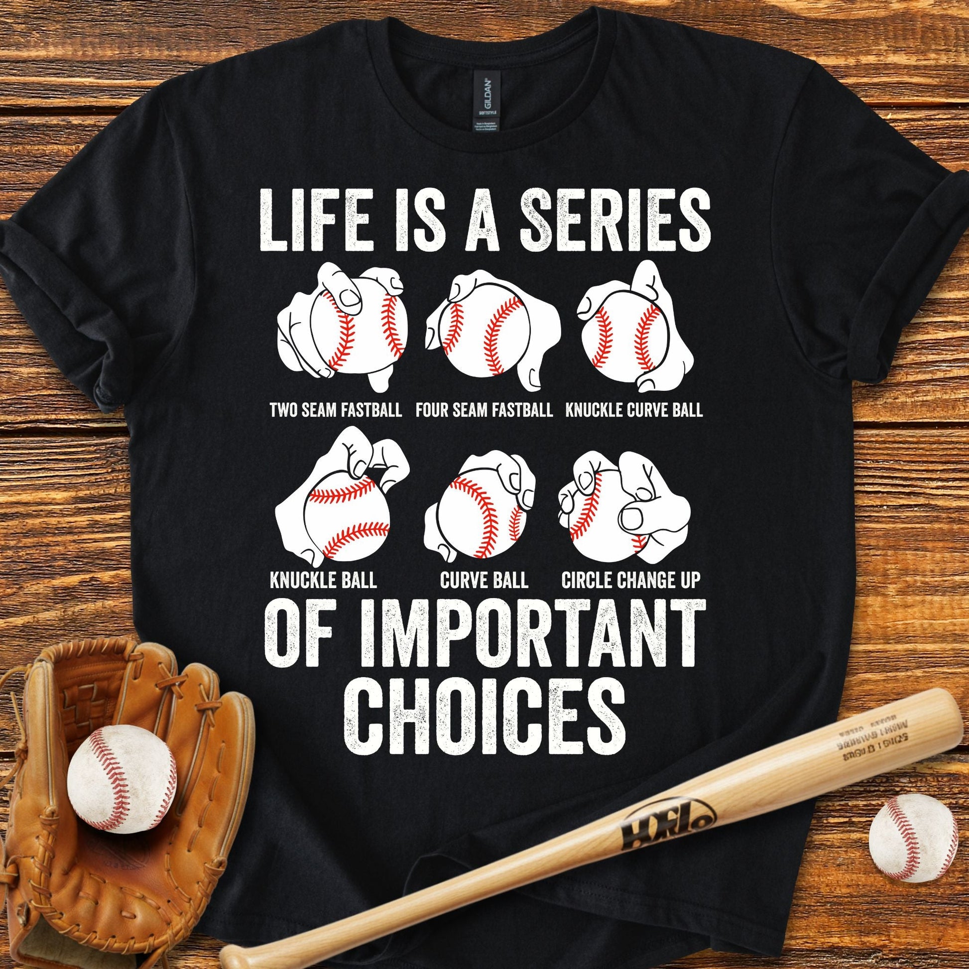 Baseball Pitches Life T-shirt - HomeRun PrintsT-Shirt