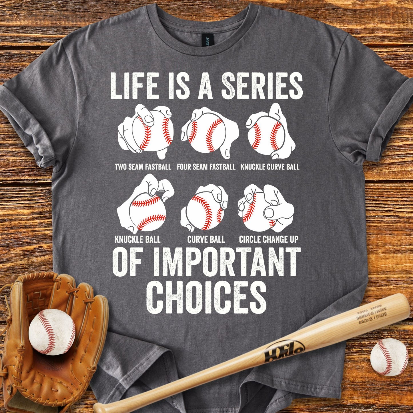 Baseball Pitches Life T-shirt - HomeRun PrintsT-Shirt