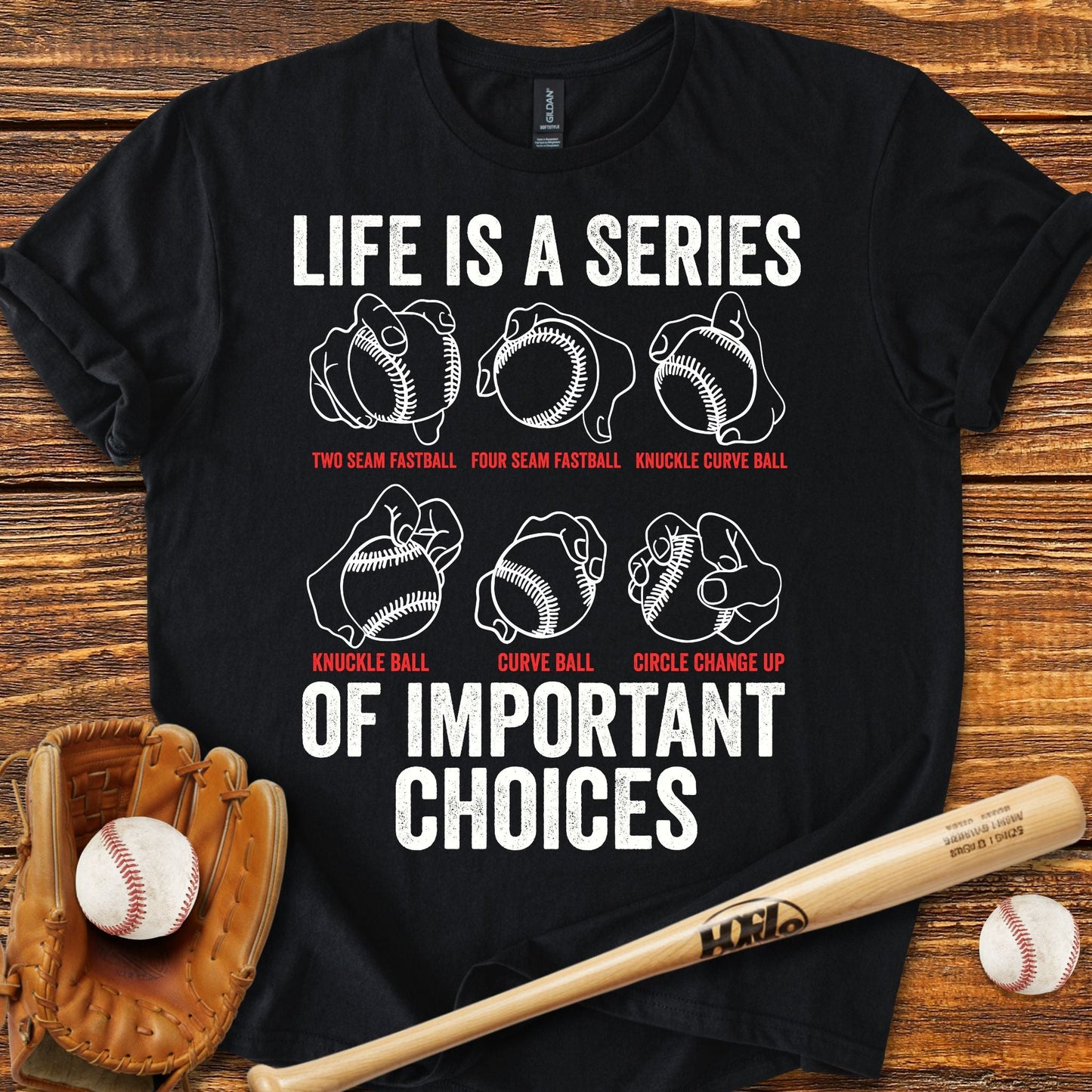 Baseball Pitches Life T-shirt - HomeRun PrintsT-Shirt