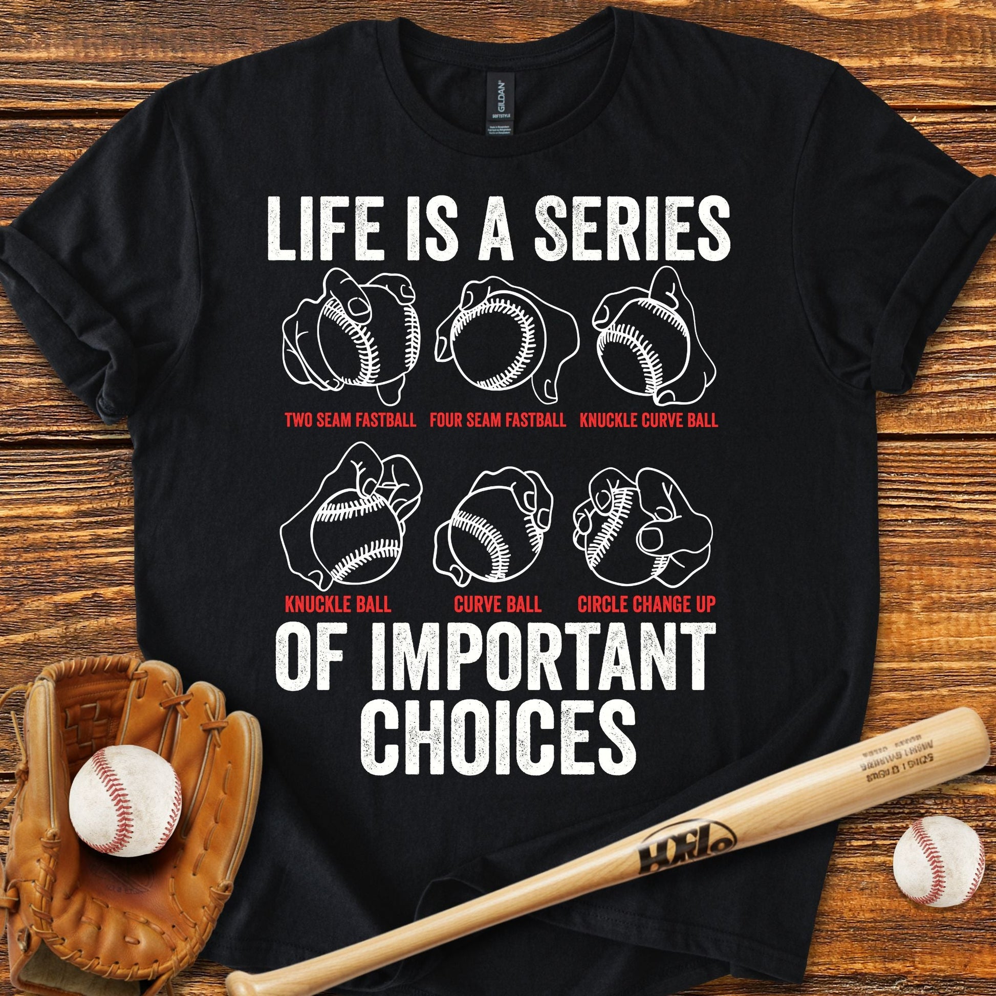 Baseball Pitches Life T-shirt - HomeRun PrintsT-Shirt