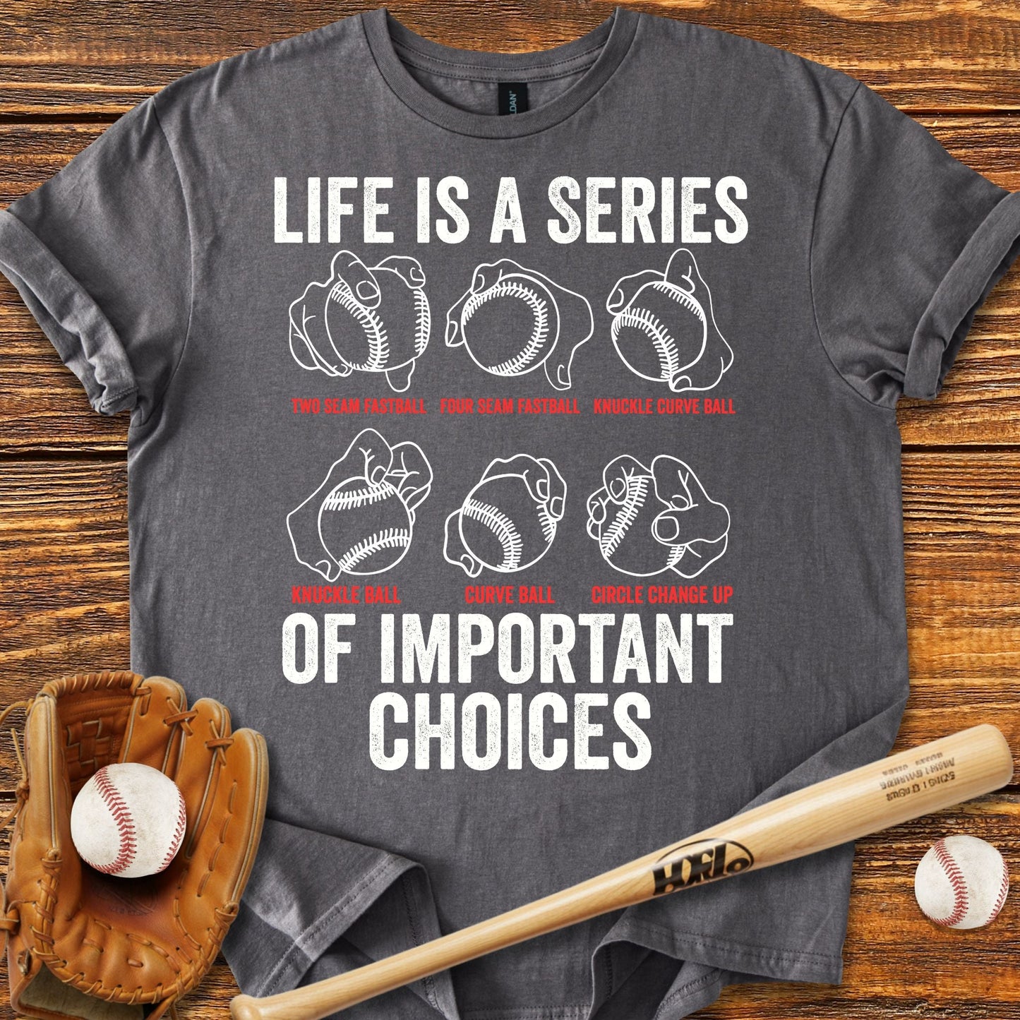 Baseball Pitches Life T-shirt - HomeRun PrintsT-Shirt