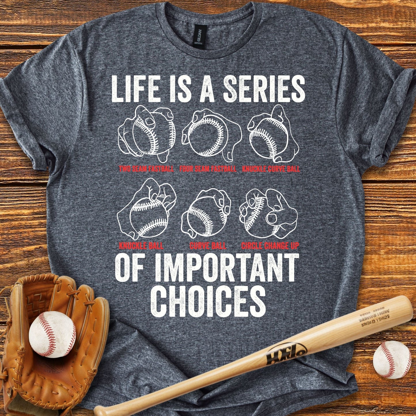 Baseball Pitches Life T-shirt - HomeRun PrintsT-Shirt