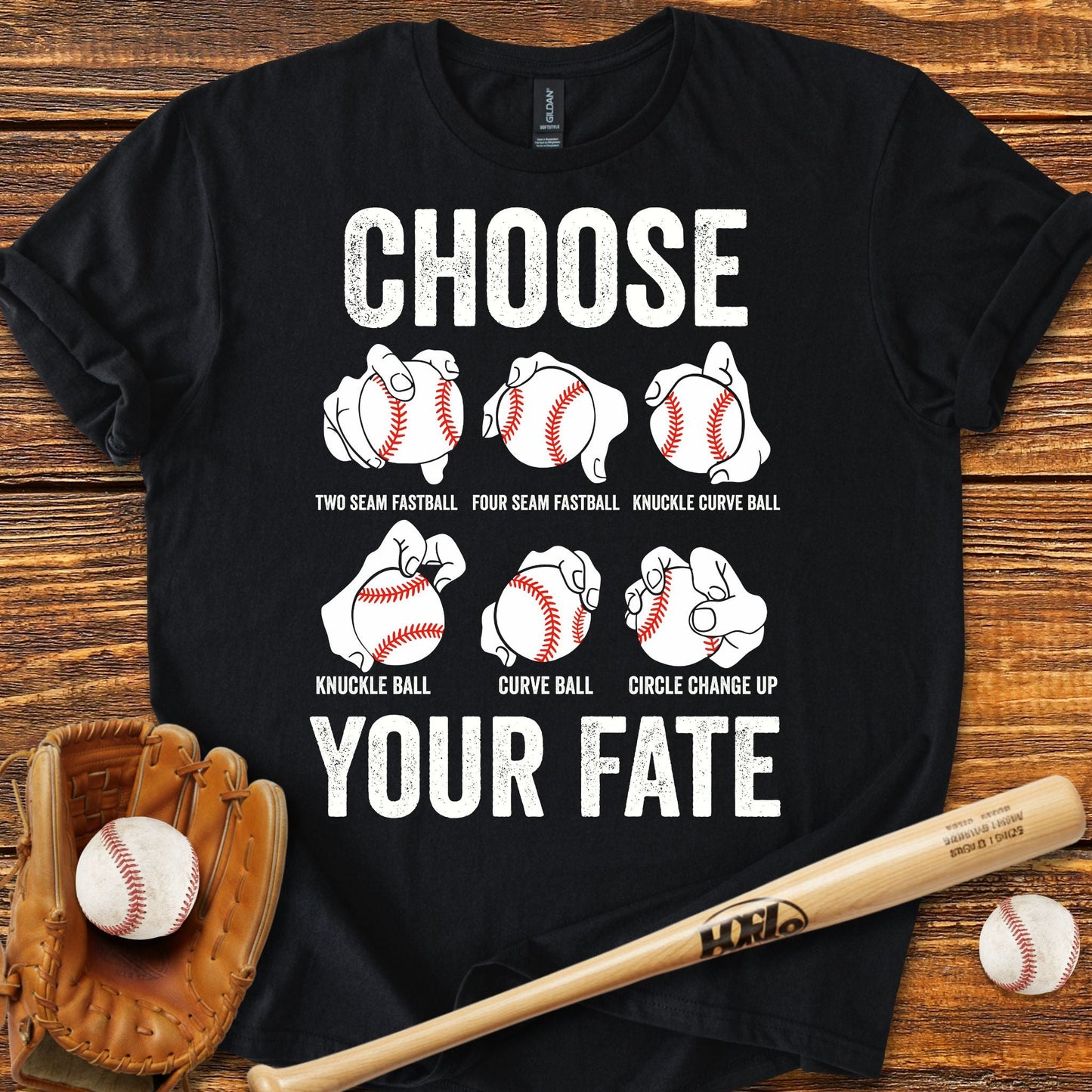 Baseball Pitches T-shirt - HomeRun PrintsT-Shirt