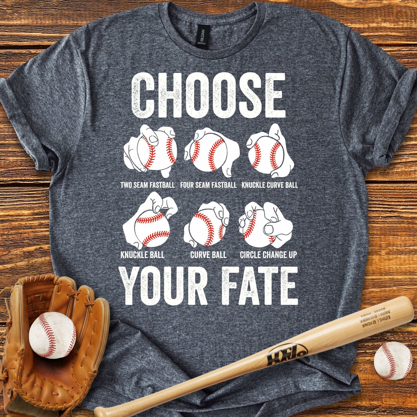Baseball Pitches T-shirt - HomeRun PrintsT-Shirt