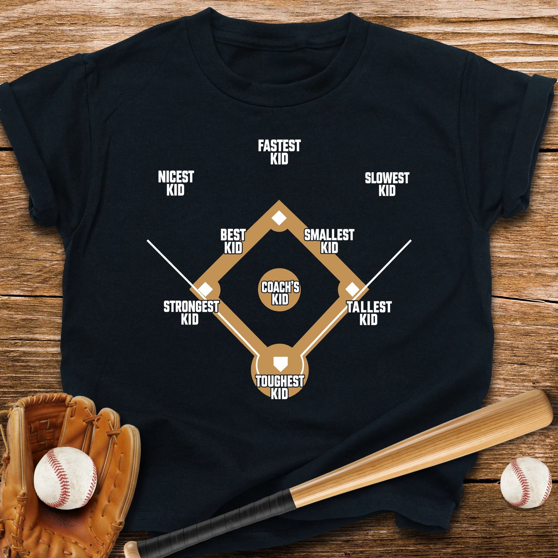 Baseball Positions Youth Tee - HomeRun PrintsKids clothes