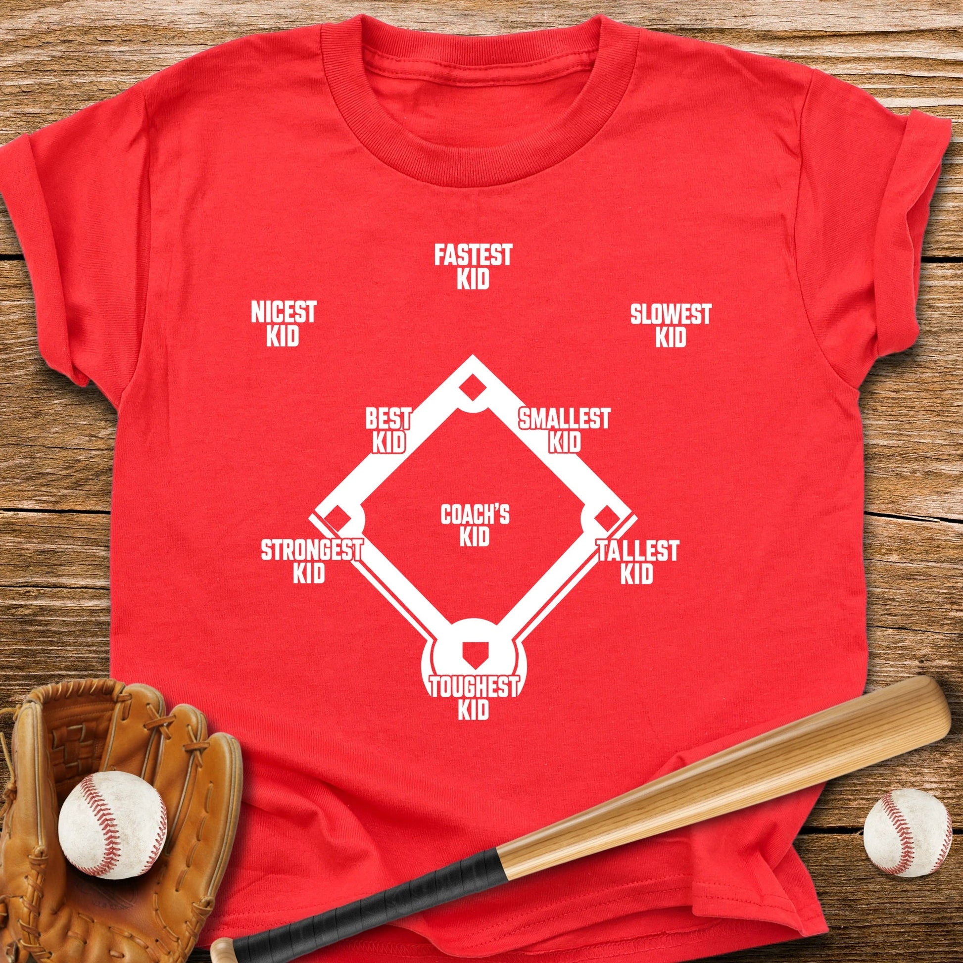 Baseball Positions Youth Tee - HomeRun PrintsKids clothes