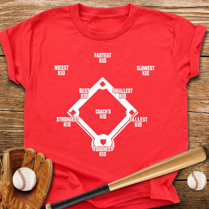 Baseball Positions Youth Tee - HomeRun PrintsKids clothes