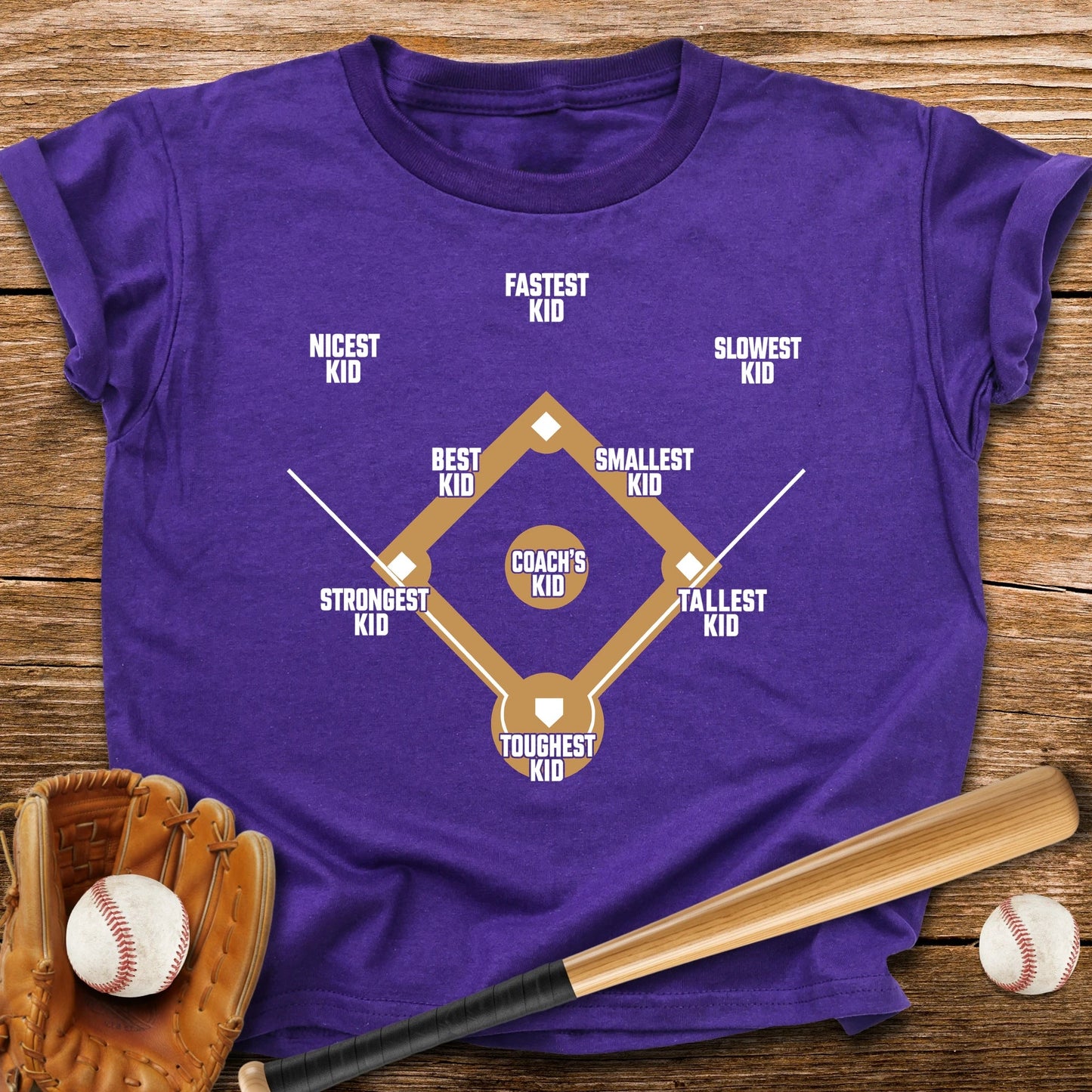 Baseball Positions Youth Tee - HomeRun PrintsKids clothes