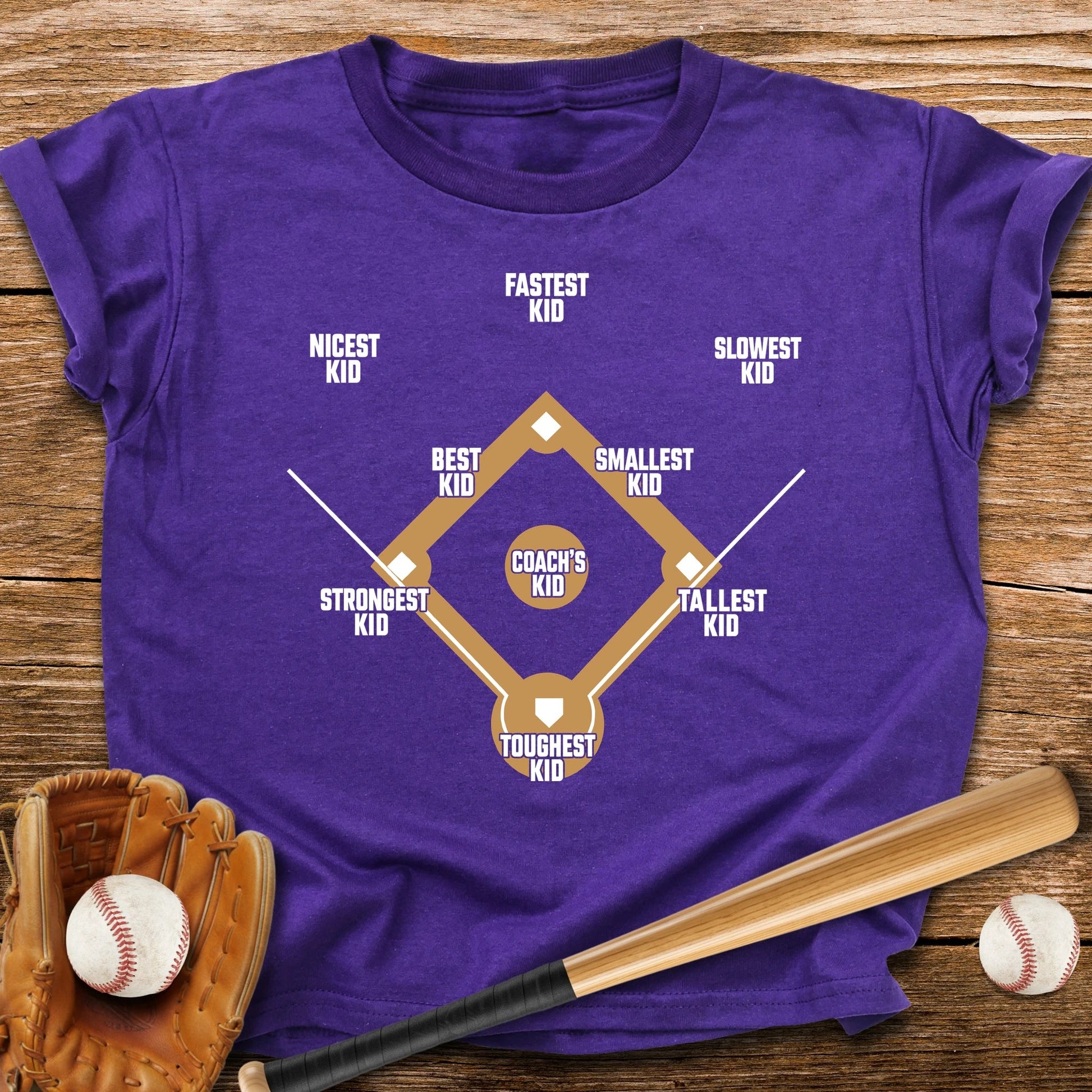 Baseball Positions Youth Tee - HomeRun PrintsKids clothes
