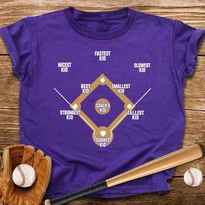 Baseball Positions Youth Tee - HomeRun PrintsKids clothes