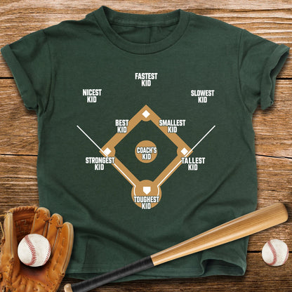 Baseball Positions Youth Tee - HomeRun PrintsKids clothes