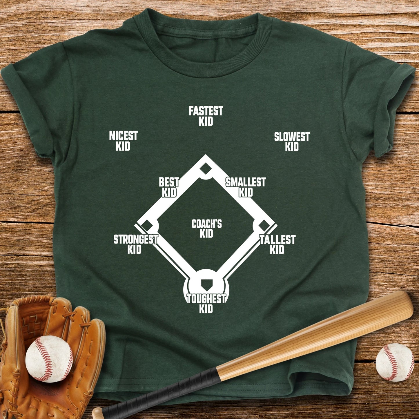 Baseball Positions Youth Tee - HomeRun PrintsKids clothes