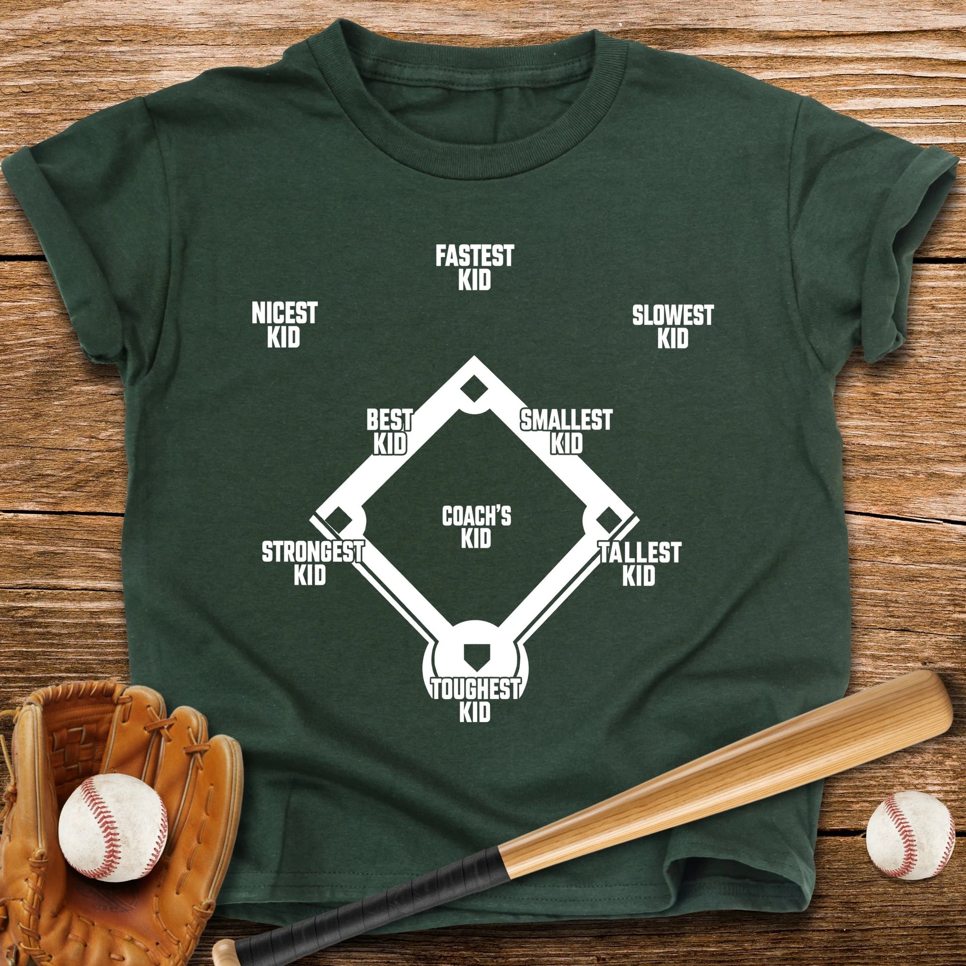Baseball Positions Youth Tee - HomeRun PrintsKids clothes