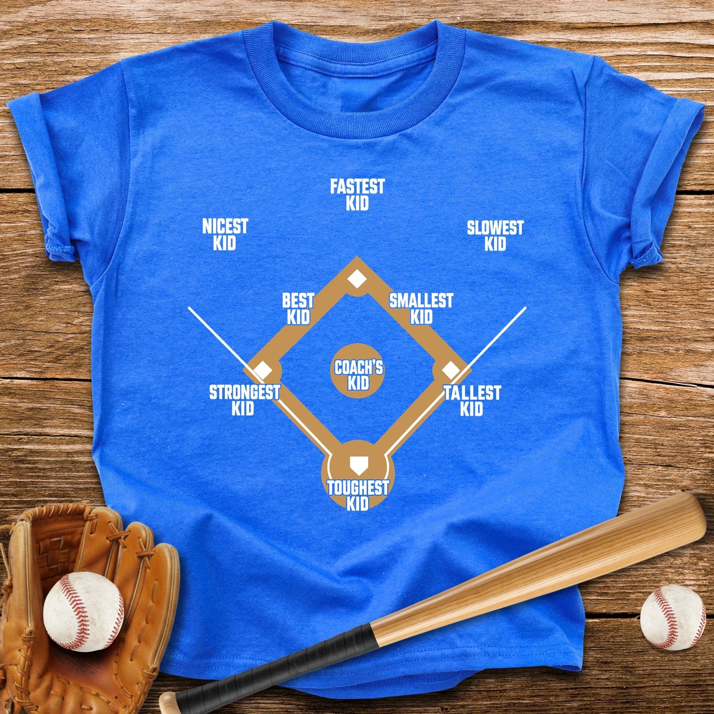 Baseball Positions Youth Tee - HomeRun PrintsKids clothes
