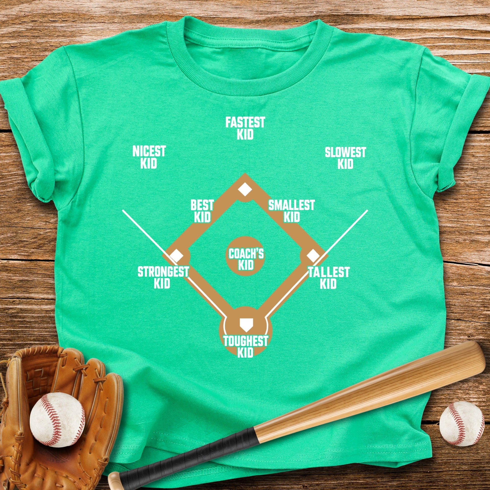 Baseball Positions Youth Tee - HomeRun PrintsKids clothes