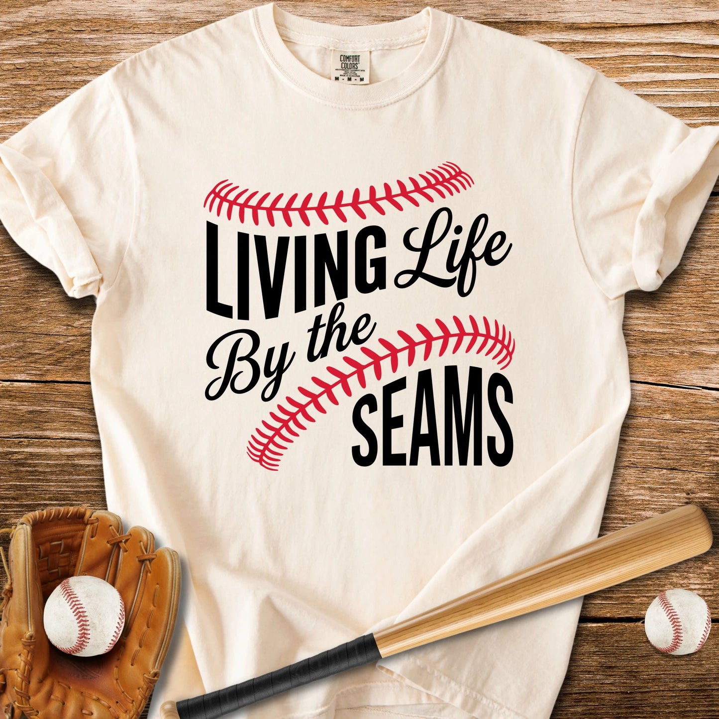 Baseball Seams Life - HomeRun PrintsComfort Colors