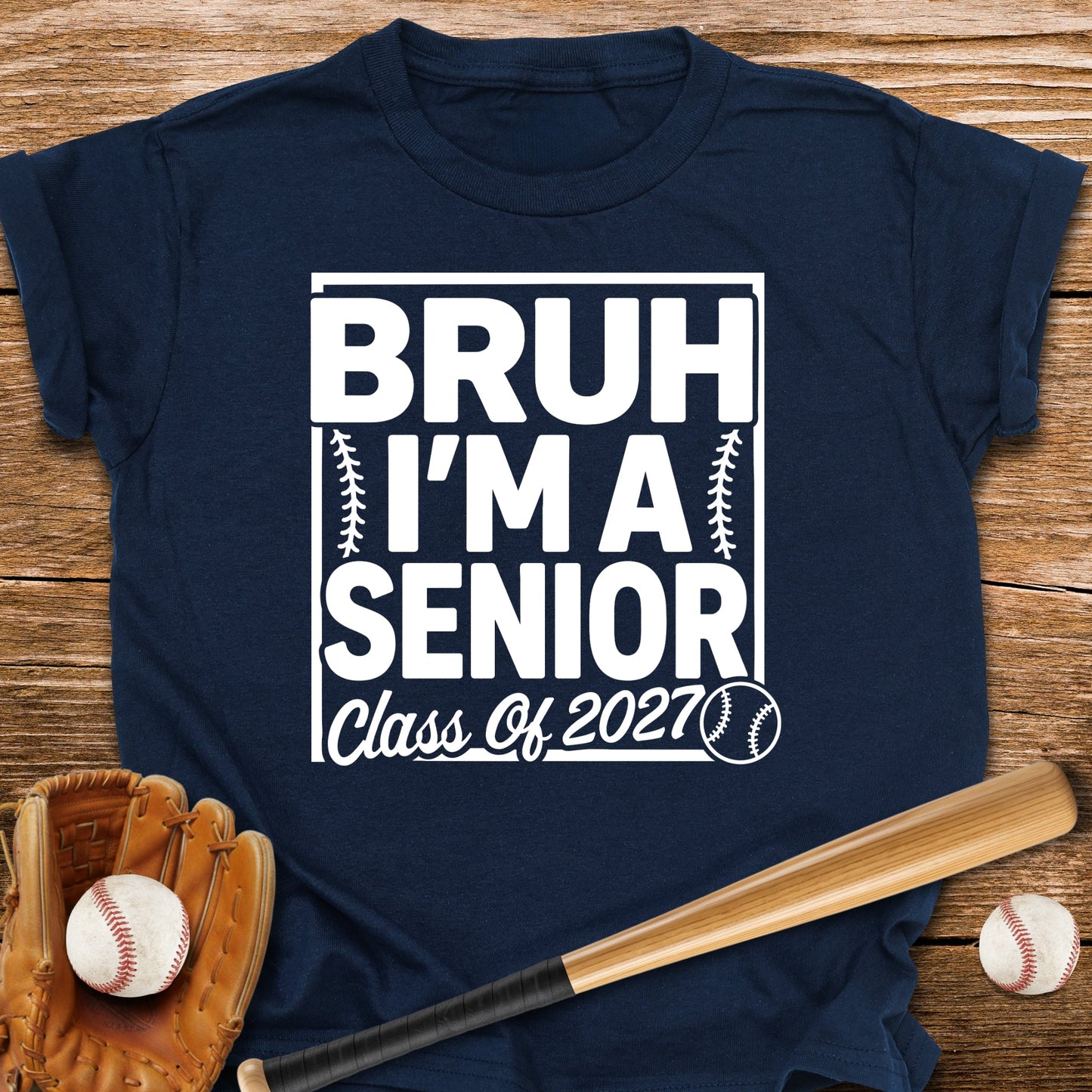 Baseball Senior 2027 Youth Tee - HomeRun PrintsKids clothes