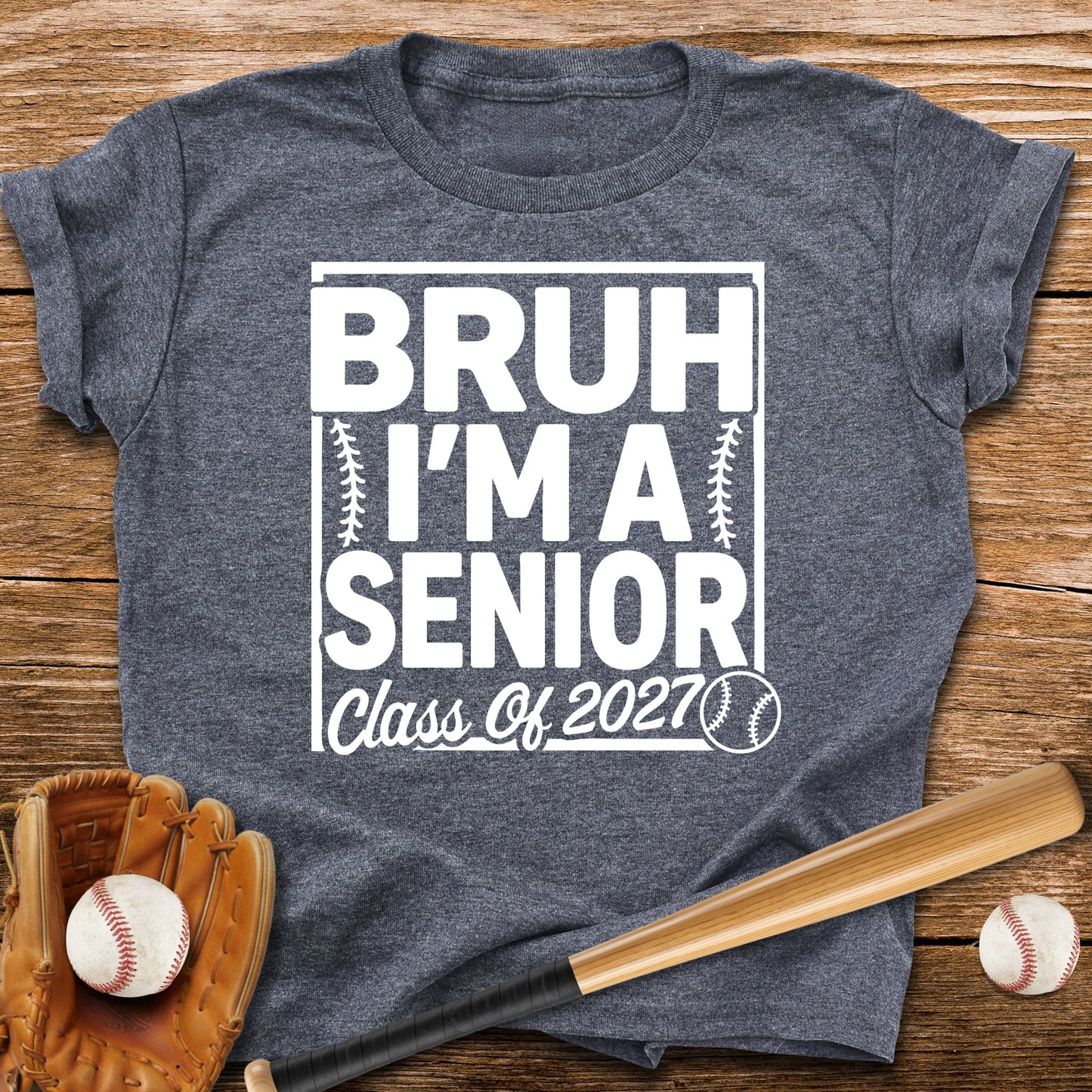 Baseball Senior 2027 Youth Tee - HomeRun PrintsKids clothes