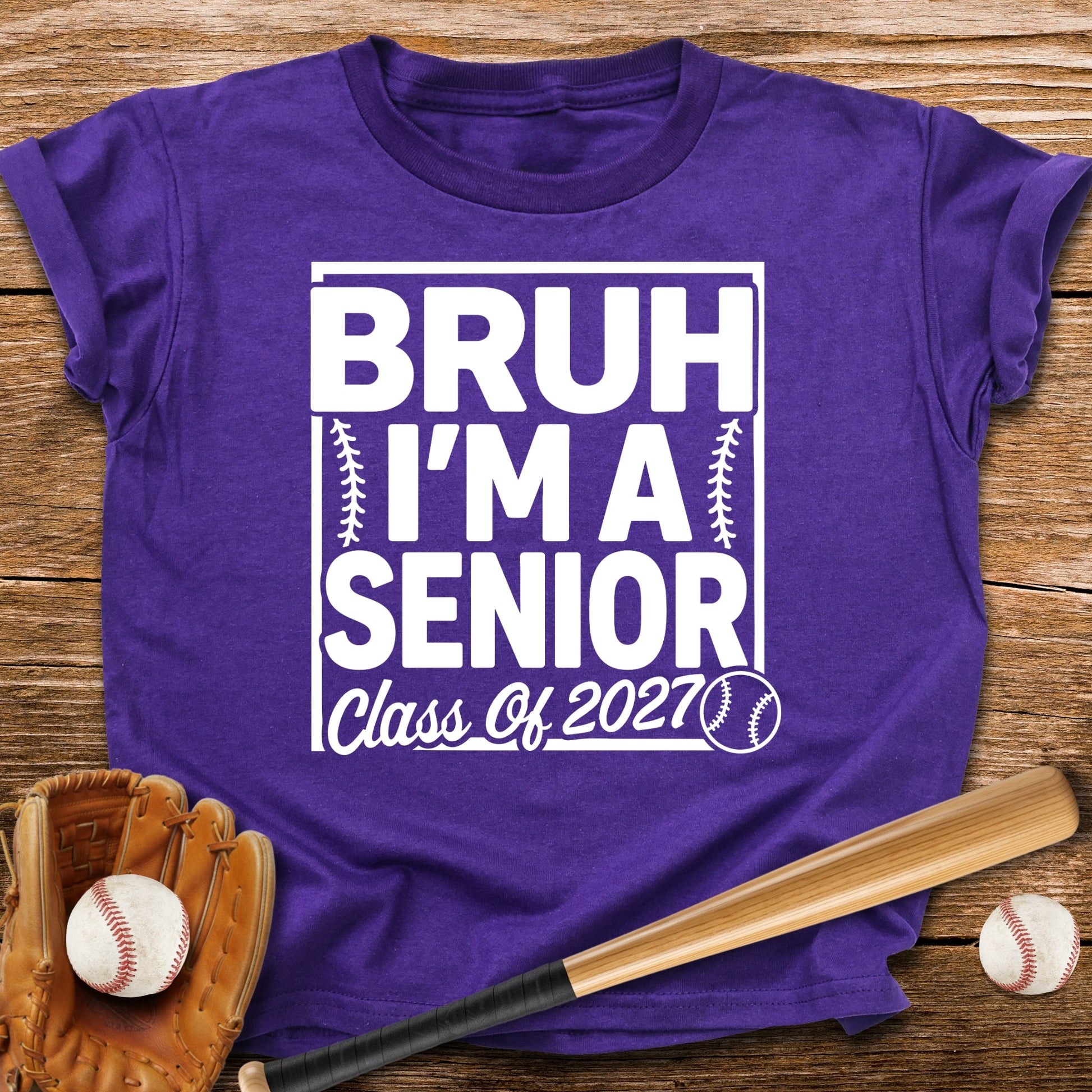 Baseball Senior 2027 Youth Tee - HomeRun PrintsKids clothes
