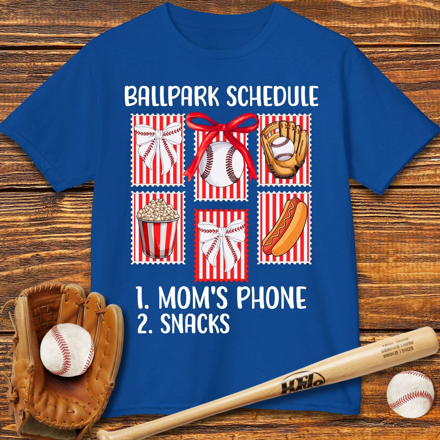 Baseball Sister Bow Kids T-shirt - HomeRun PrintsKids clothes