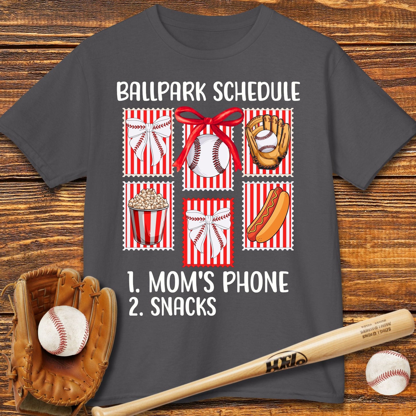 Baseball Sister Bow Kids T-shirt - HomeRun PrintsKids clothes