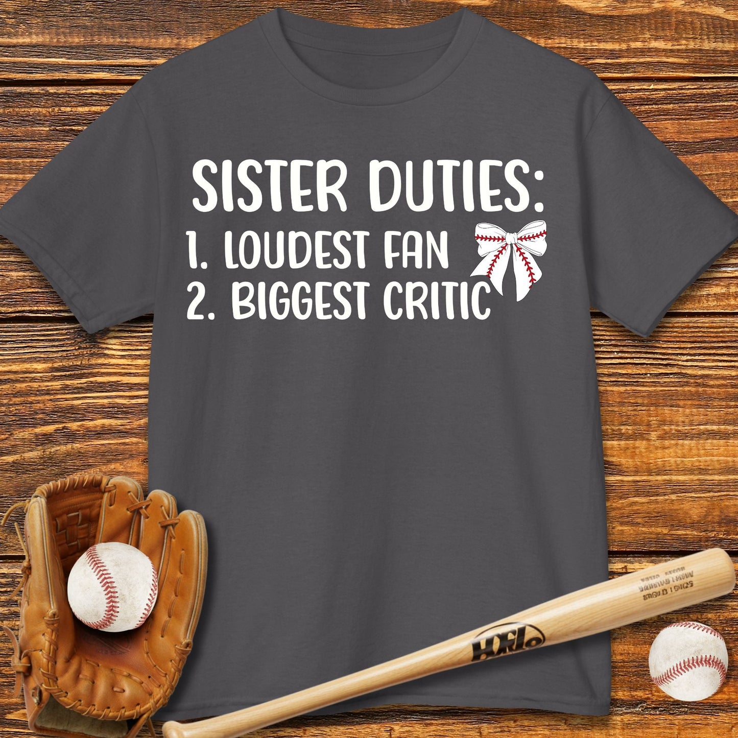 Baseball Sister Kids T-shirt - HomeRun PrintsKids clothes