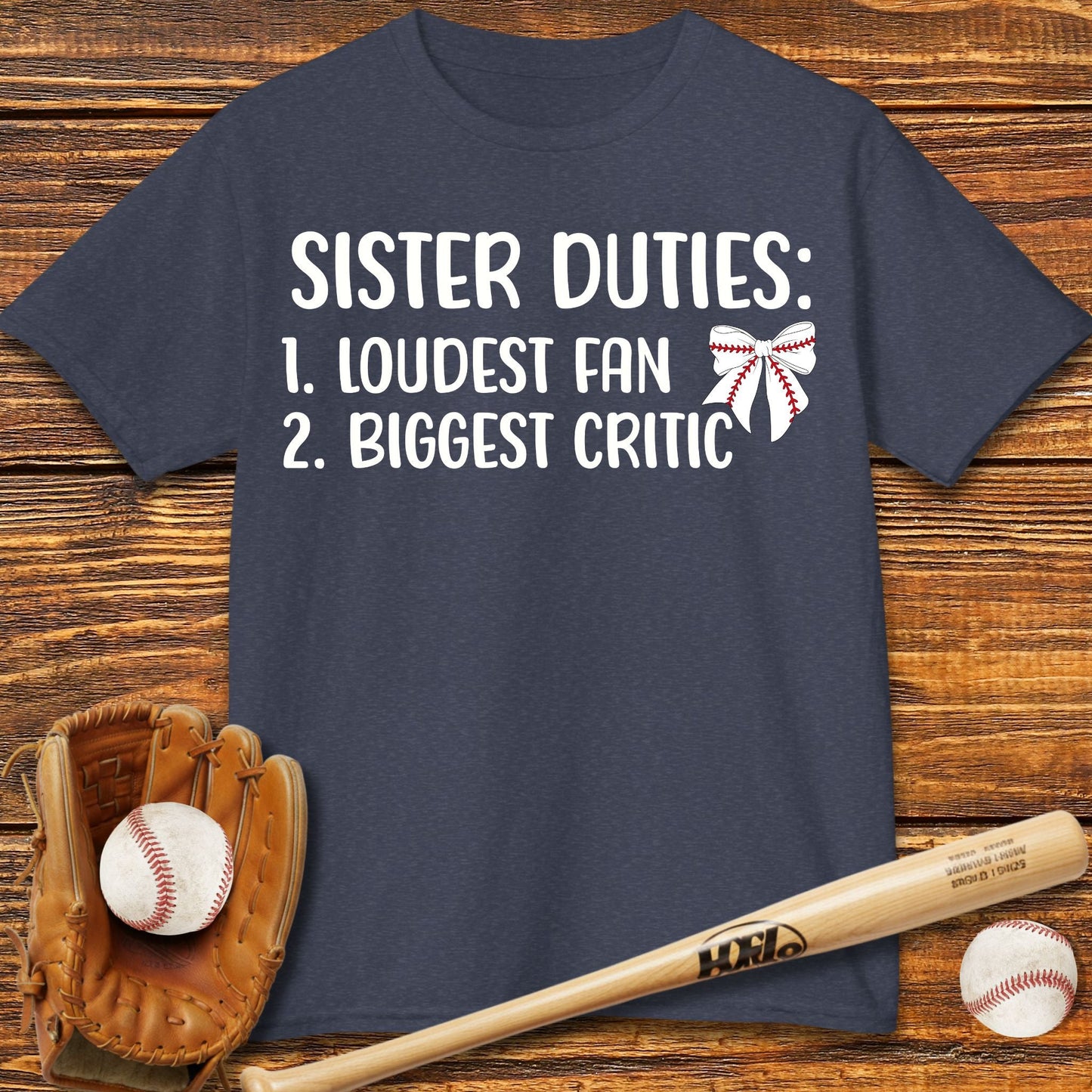 Baseball Sister Kids T-shirt - HomeRun PrintsKids clothes