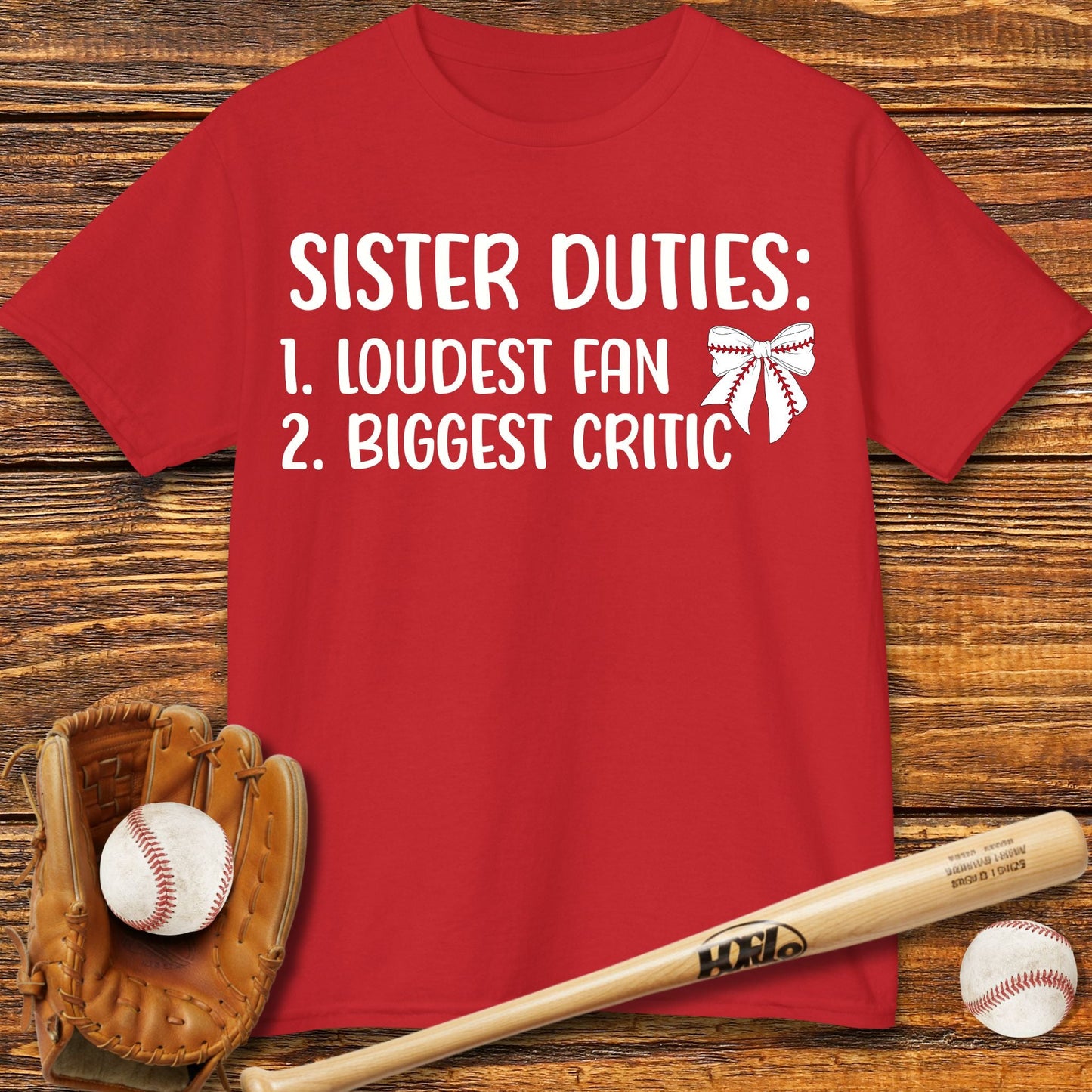 Baseball Sister Kids T-shirt - HomeRun PrintsKids clothes