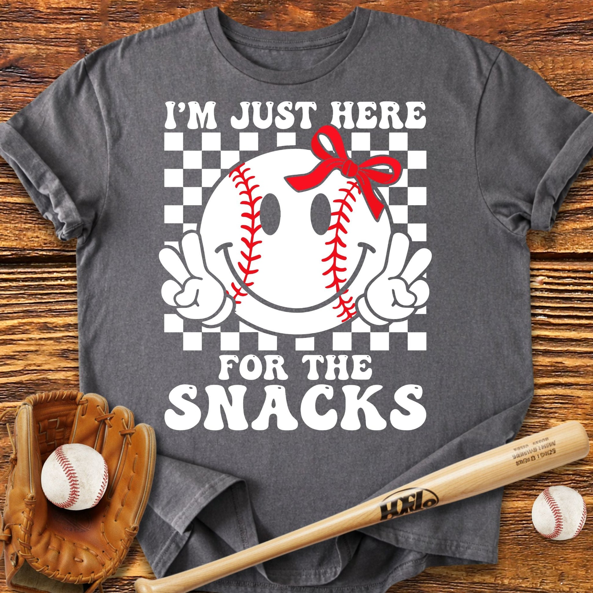 Baseball Sister Snacks Adult T-Shirt - HomeRun PrintsT-Shirt