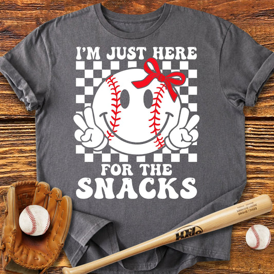 Baseball Sister Snacks Adult T-Shirt - HomeRun PrintsT-Shirt