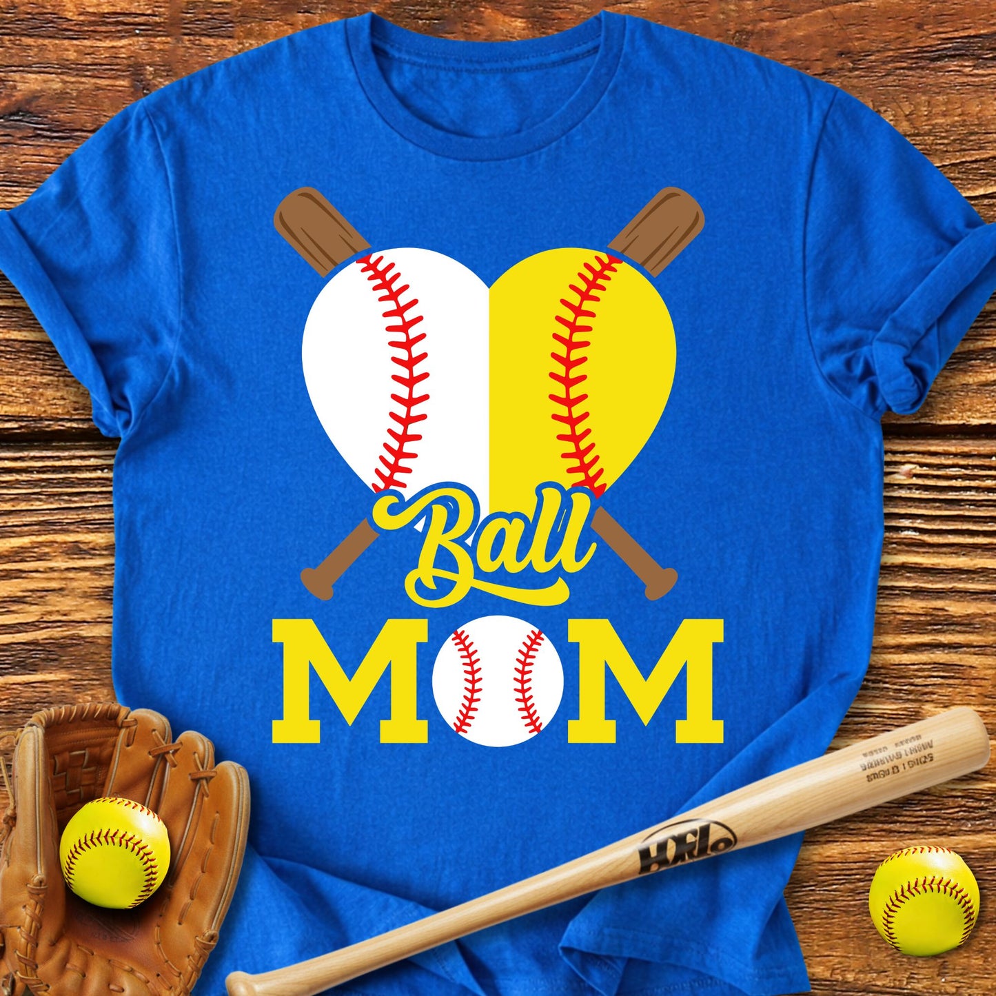 Baseball Softball Mama T-Shirt - HomeRun PrintsT-Shirt