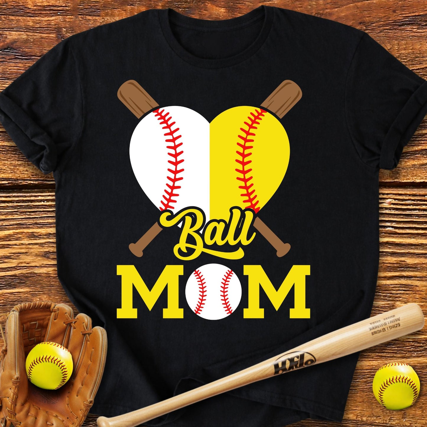 Baseball Softball Mama T-Shirt - HomeRun PrintsT-Shirt