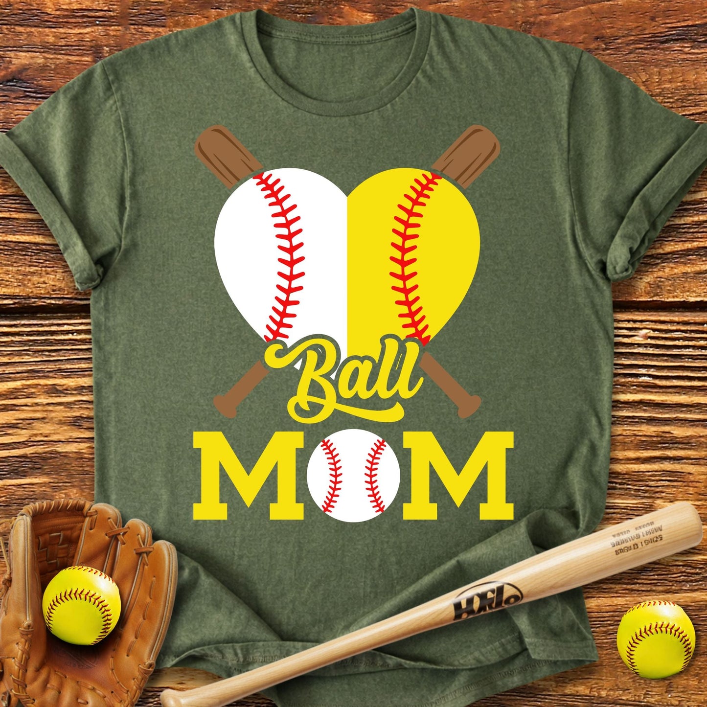 Baseball Softball Mama T-Shirt - HomeRun PrintsT-Shirt