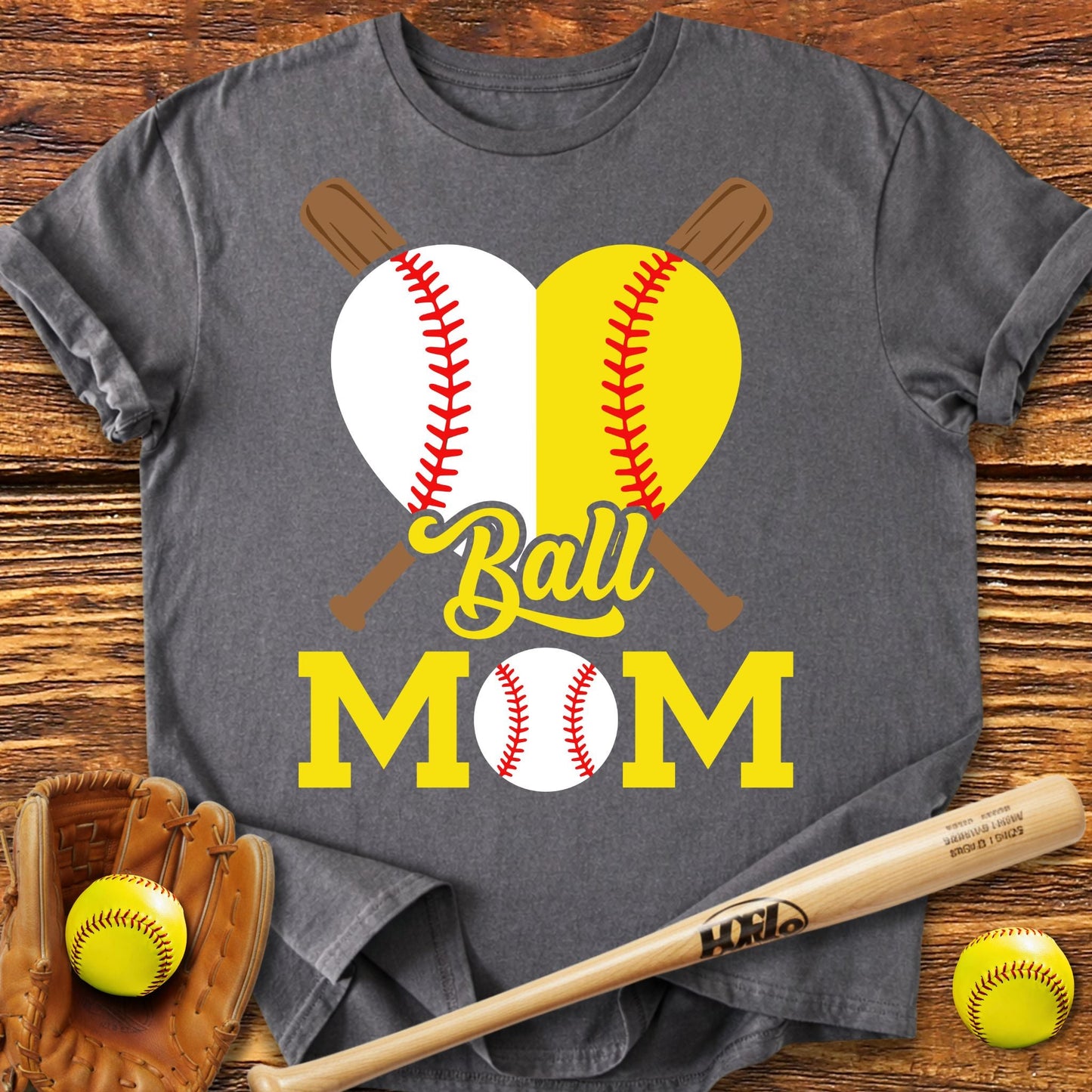 Baseball Softball Mama T-Shirt - HomeRun PrintsT-Shirt