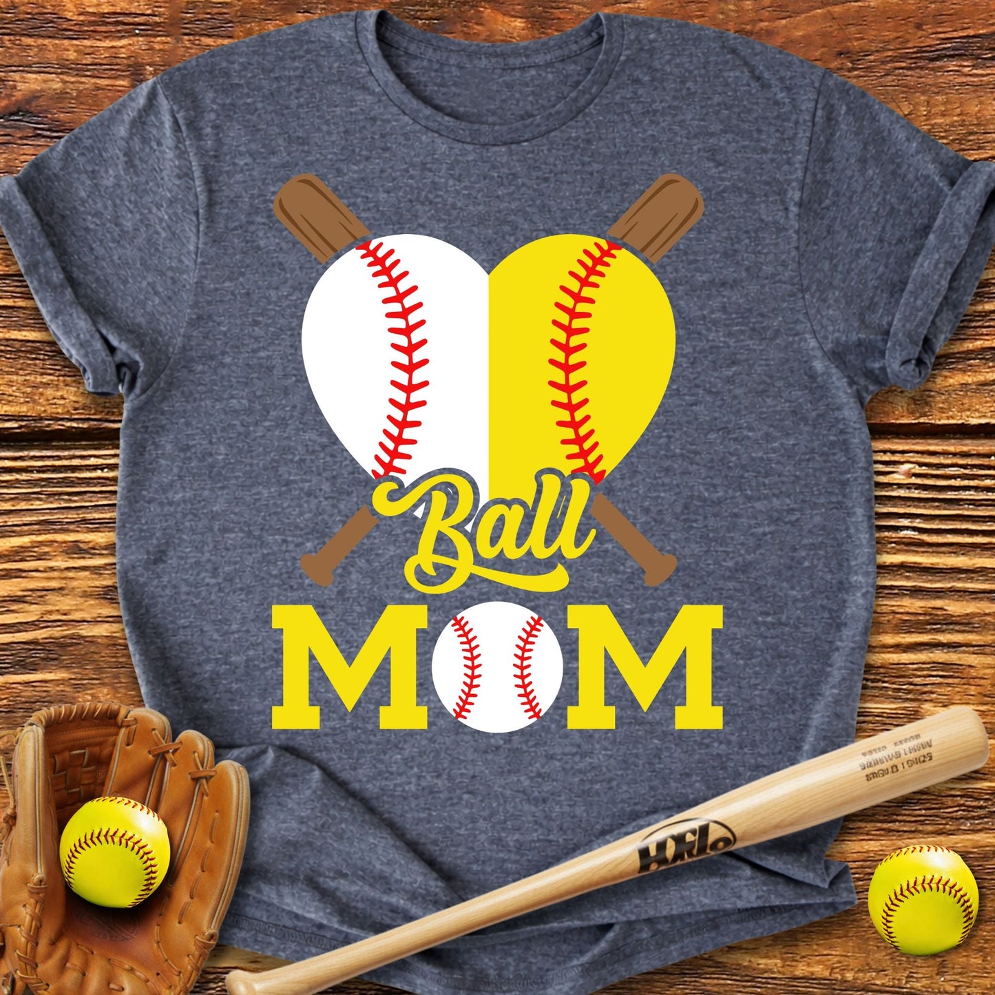 Baseball Softball Mama T-Shirt - HomeRun PrintsT-Shirt