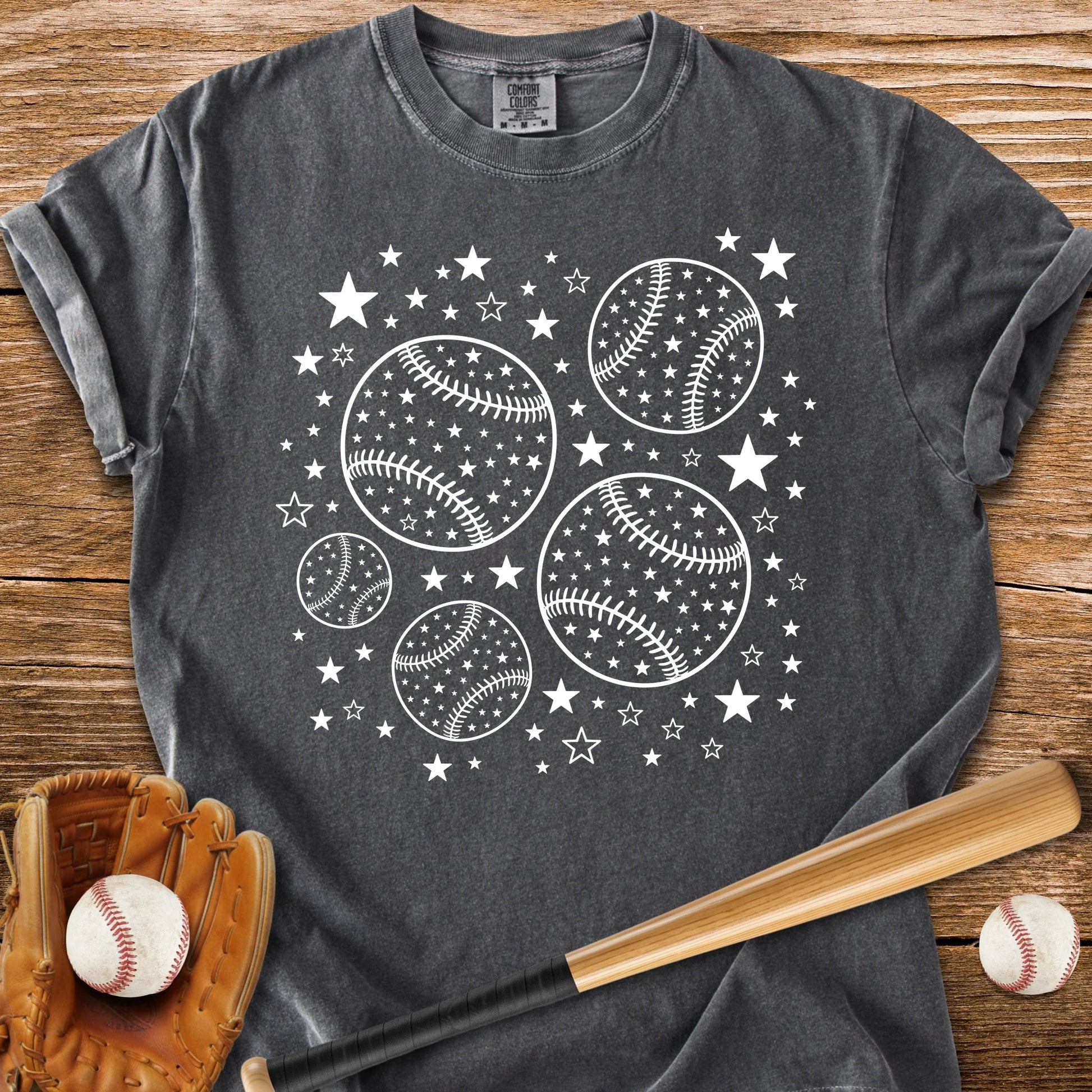 Baseball Stars Scatter - HomeRun PrintsComfort Colors