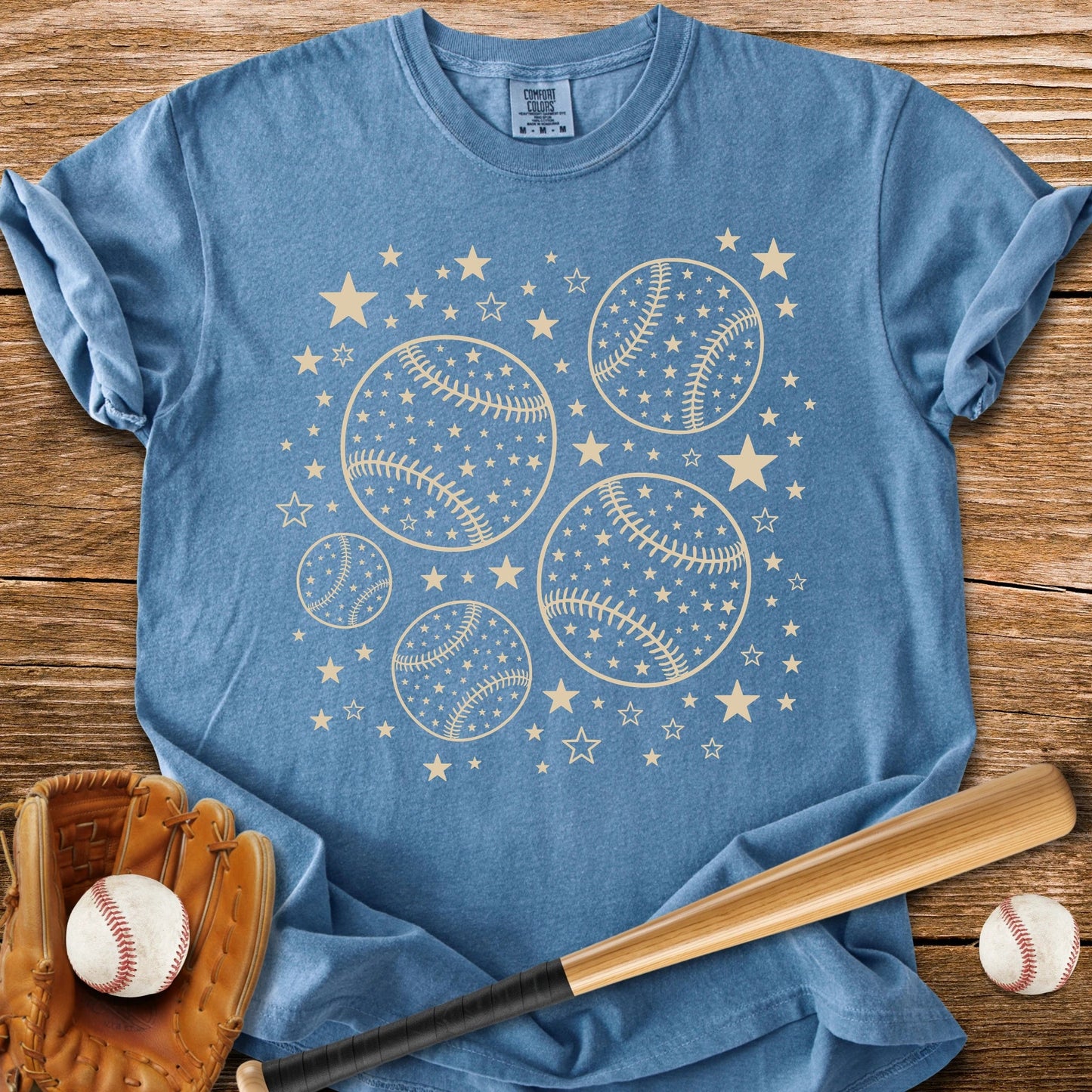 Baseball Stars Scatter - HomeRun PrintsComfort Colors
