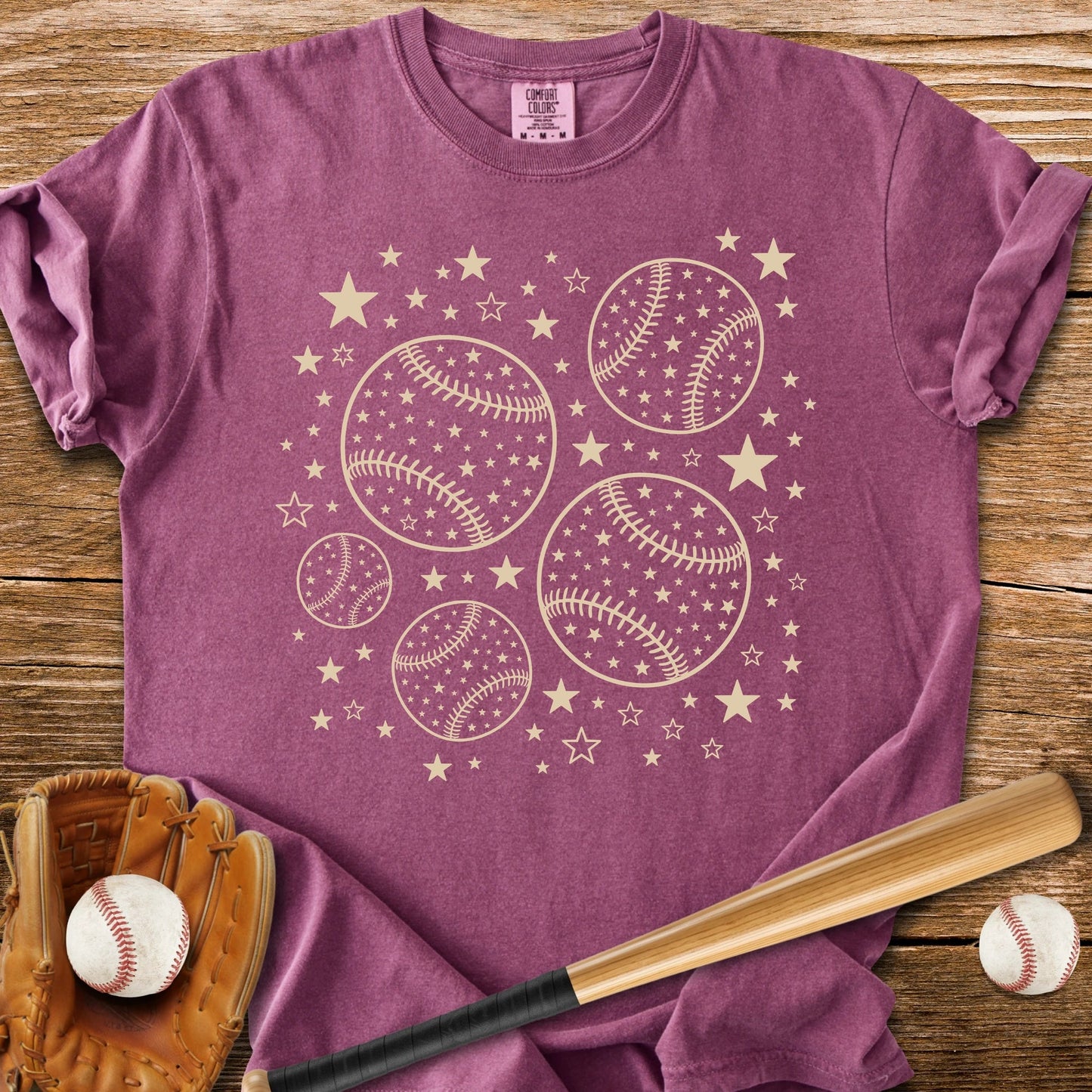 Baseball Stars Scatter - HomeRun PrintsComfort Colors