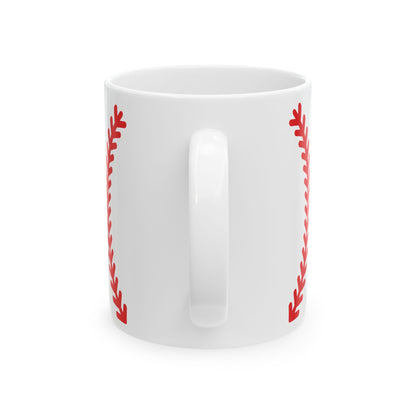 Baseball Stitch (11oz) Ceramic Mug - HomeRun PrintsMug
