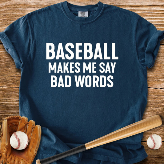 Baseball Tests My Language - HomeRun PrintsComfort Colors