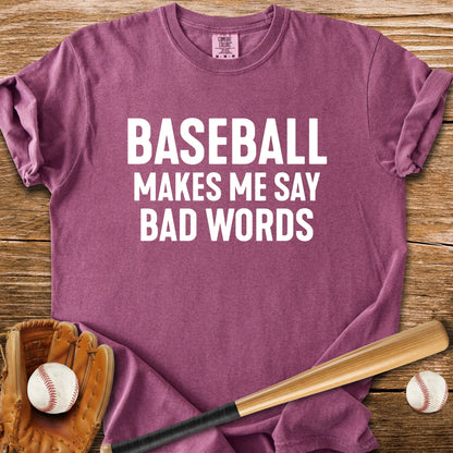 Baseball Tests My Language - HomeRun PrintsComfort Colors