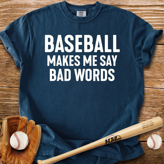 Baseball Tests My Language - HomeRun PrintsComfort Colors