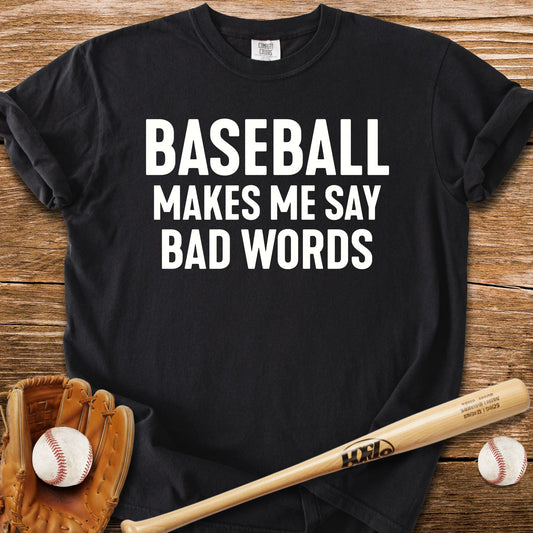 Baseball Tests My Language - HomeRun PrintsComfort Colors