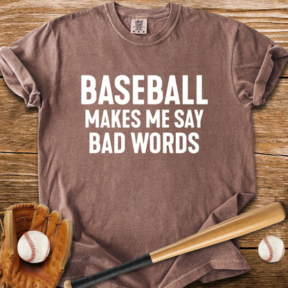 Baseball Tests My Language - HomeRun PrintsComfort Colors