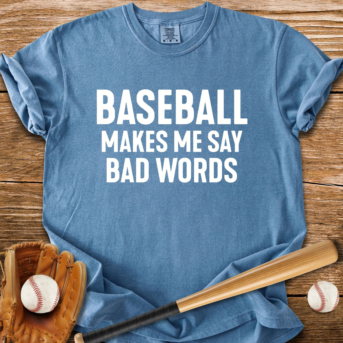 Baseball Tests My Language - HomeRun PrintsComfort Colors